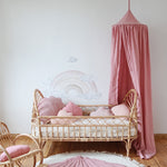 Moi Mili Canopy Musselin Pink Gold gepunktet bei Yay Kids