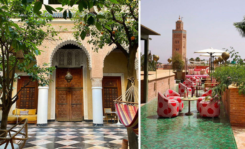Best hotspots in Marrakech  El Fenn Hotel and El Fna Square 