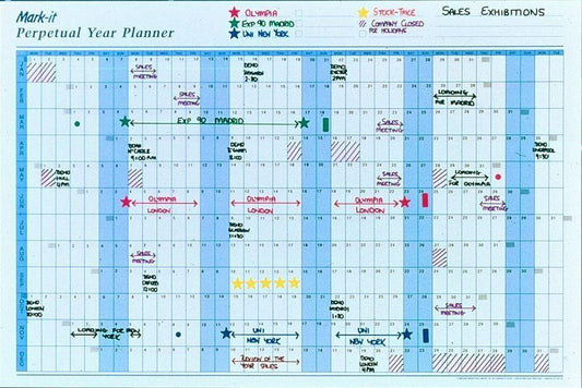 GIANT 2024 YEARLY WALL PLANNER - MARK IT – Butler and Hill UK