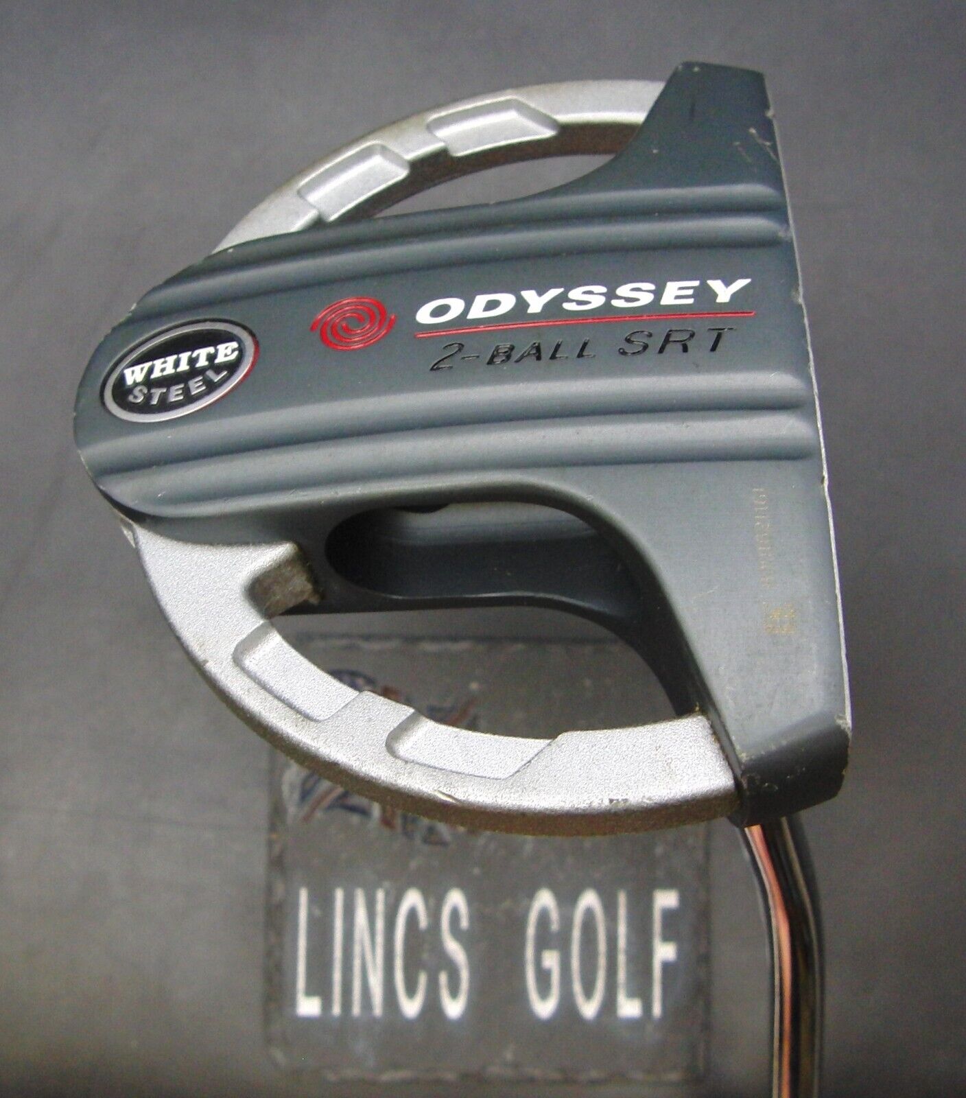 Odyssey 2-Ball SRT White Steel Putter Steel Shaft 87.5cm Length*