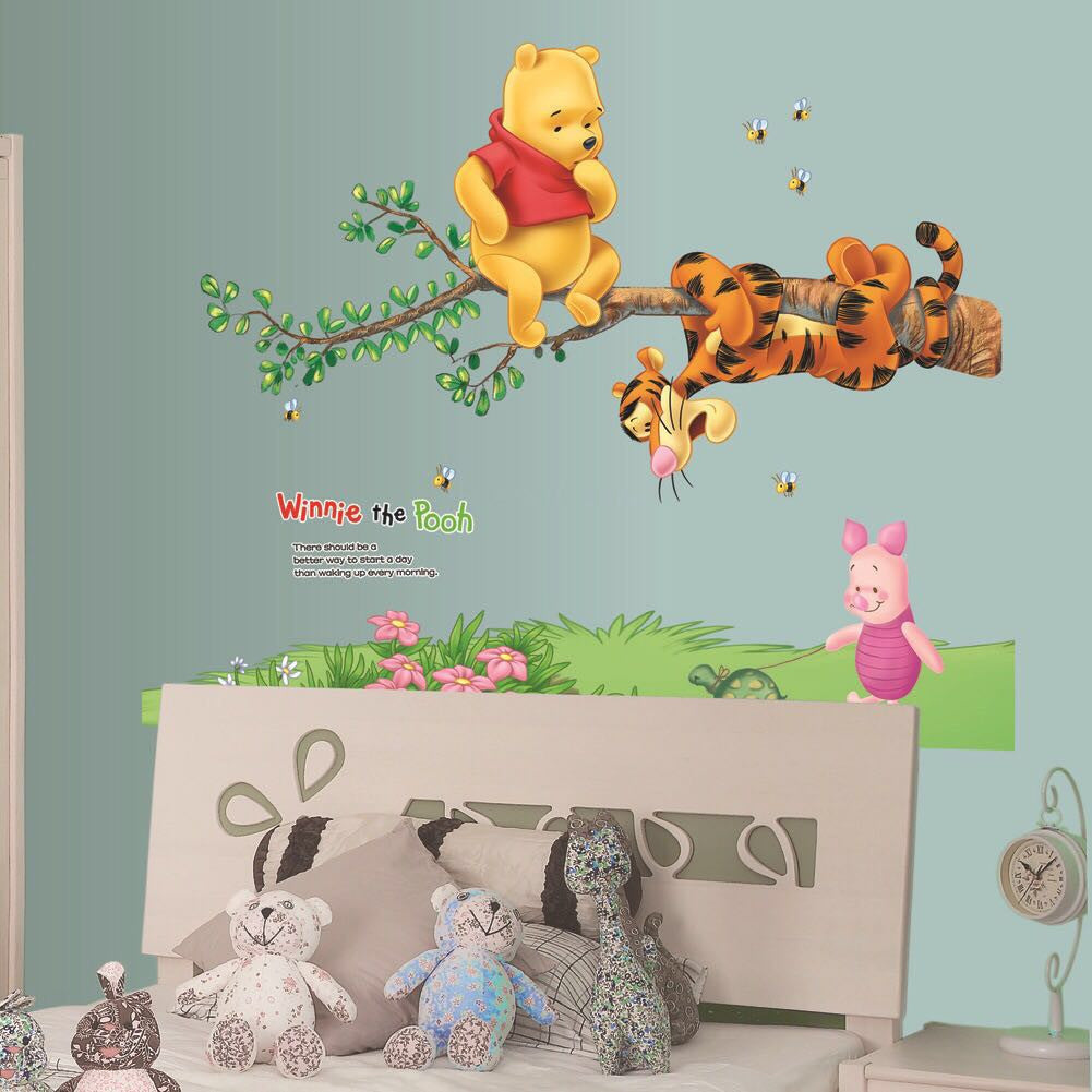 winnie the pooh wall decals for nursery