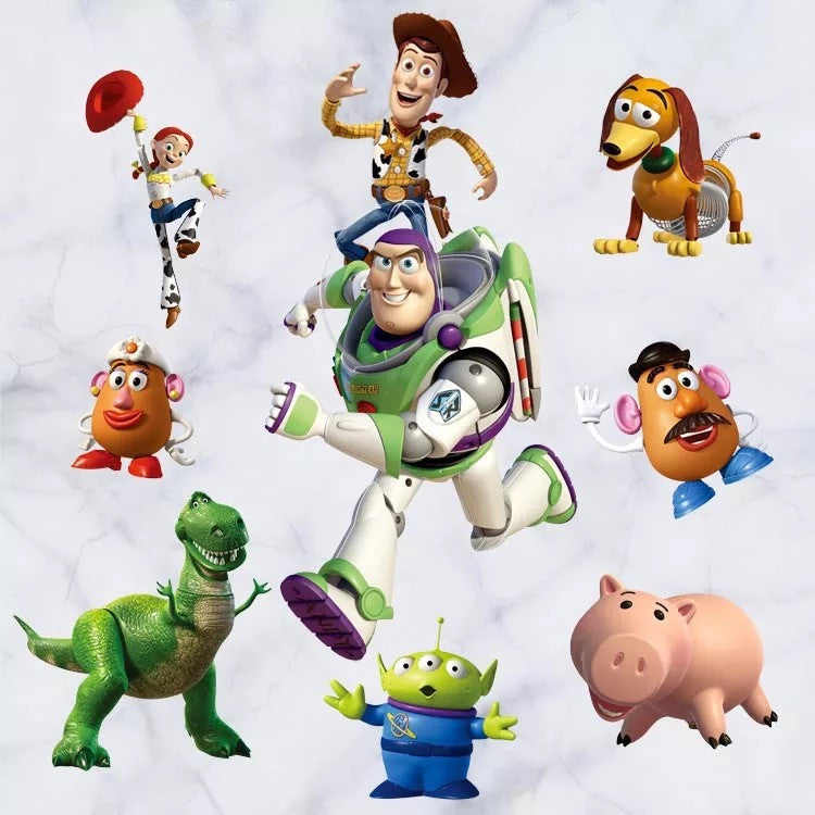 the characters from toy story