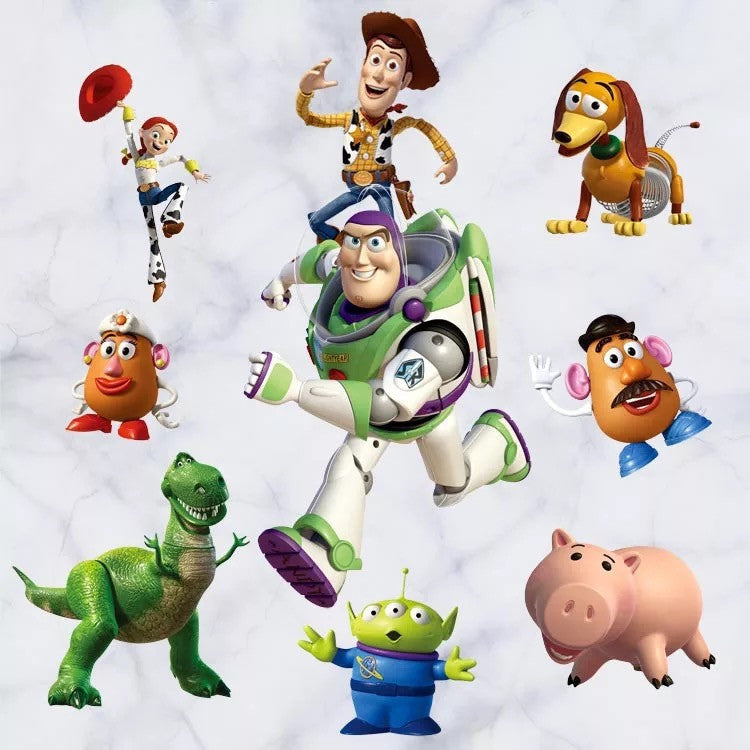 the characters in toy story