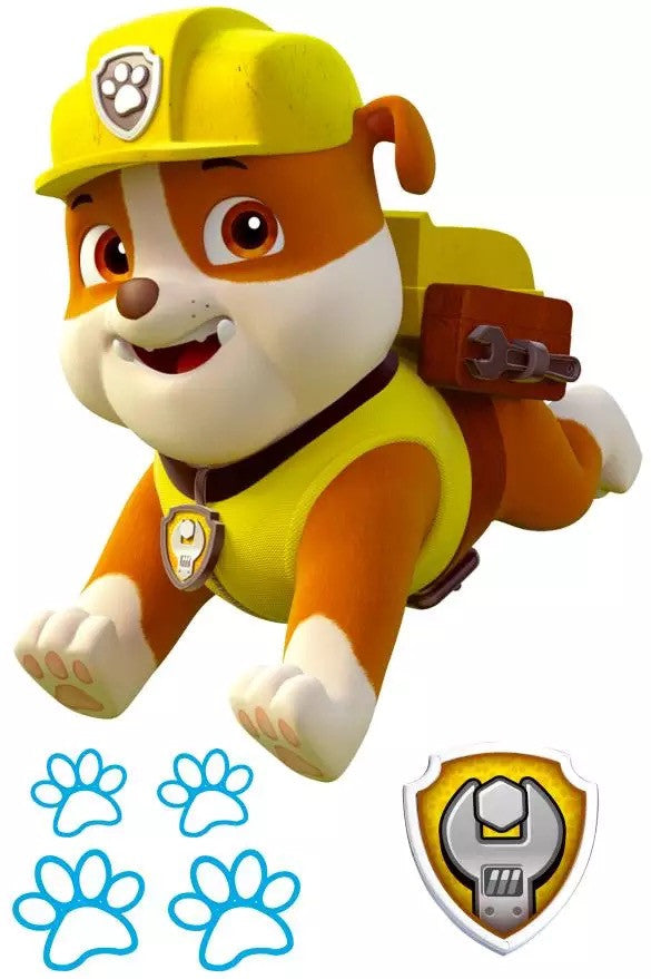 paw patrol rubble transformer