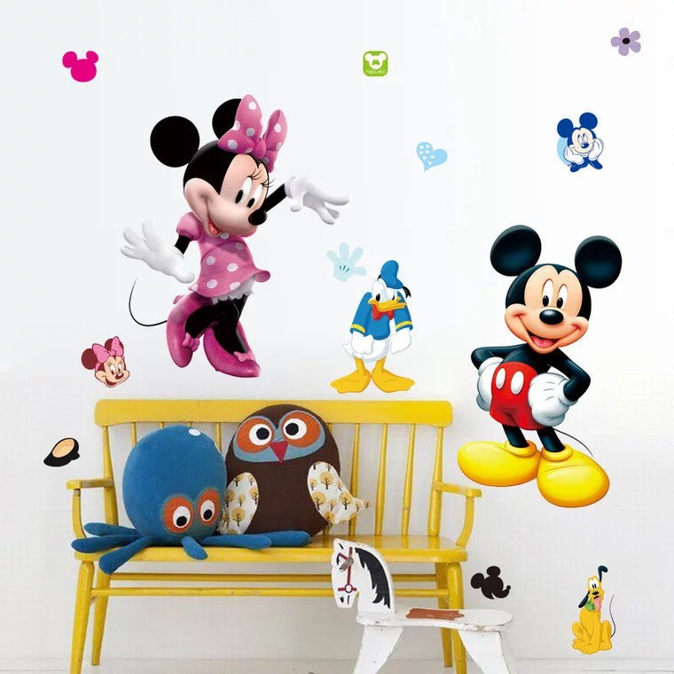 Mickey Mouse & Minnie Mouse Wall Decals – The Treasure Thrift