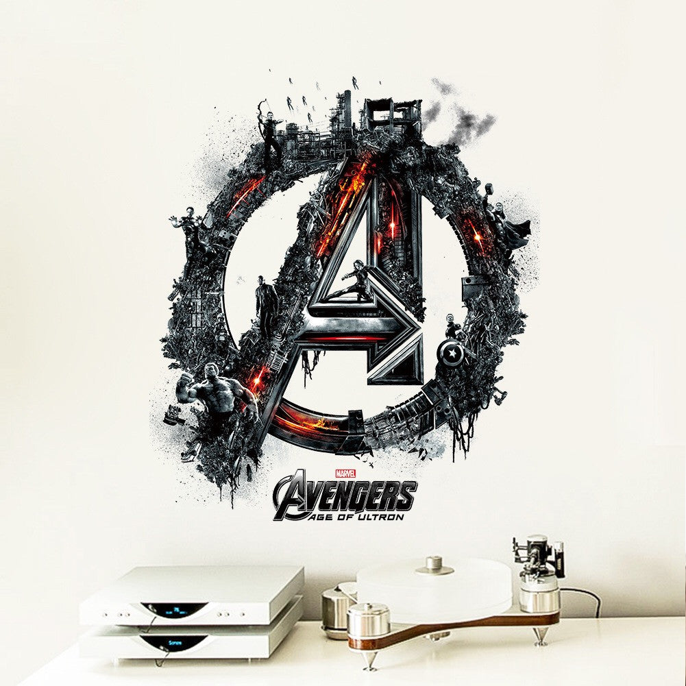 Avengers Logo Wall Decals The Treasure Thrift