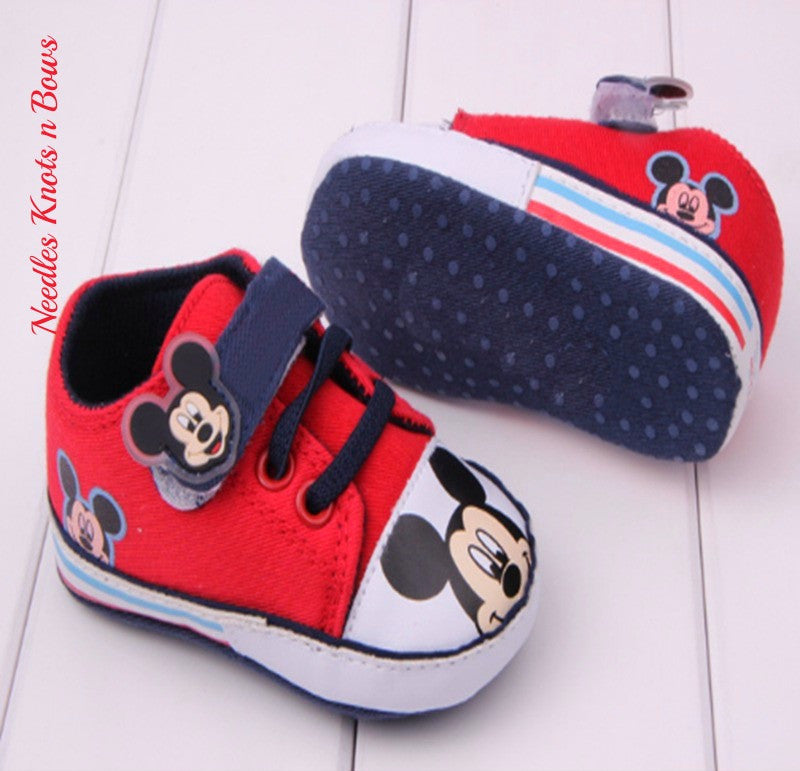 Birthday Shoes - Baby Boys Mickey Mouse Shoes | Mickey Mouse Birthday ...