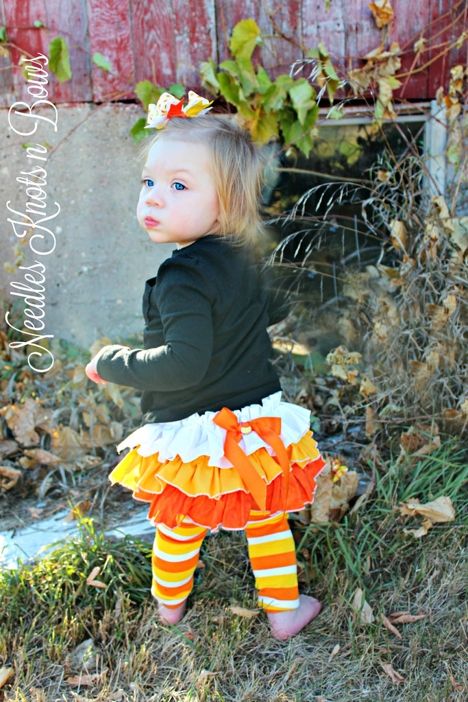 Girls Candy Corn Bloomers, Baby Girls Coming Home Outfit, Halloween Sk ...