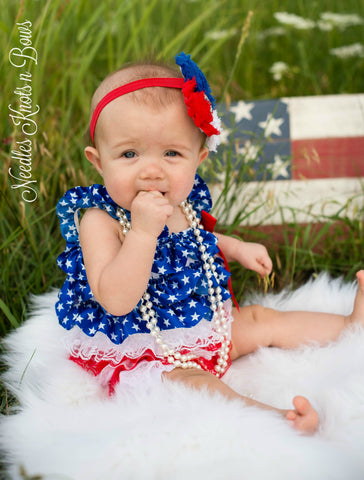 baby girl first 4th of july outfit