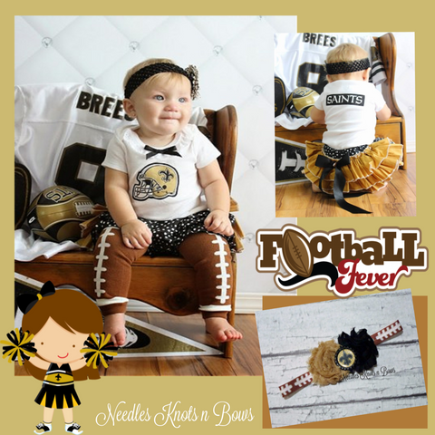 Dallas Cowboys Game Day Football Outfit, Baby Girls, Toddlers – Needles  Knots n Bows