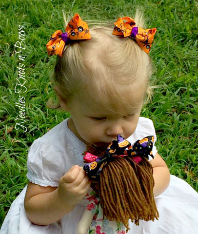 pigtail hair bows