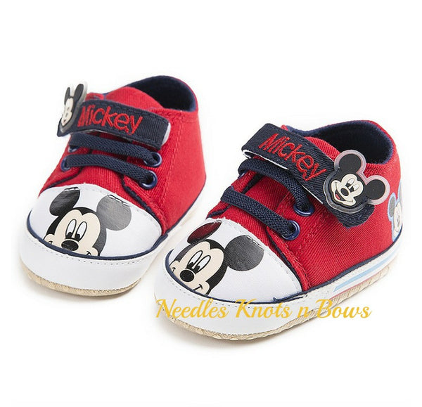 mickey mouse baby shoes