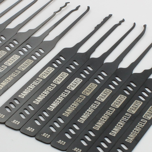 Dangerfield Praxis Lock Pick Set:Dual Gauge 21 piece kit