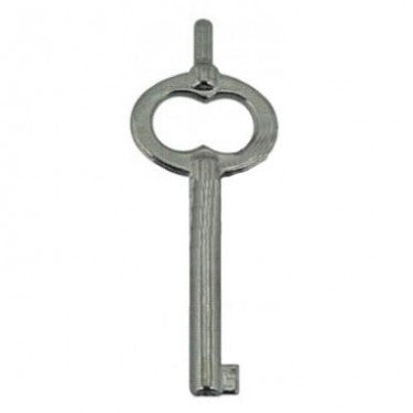 Oversize Handcuff Key - w/Key Ring - Nickel