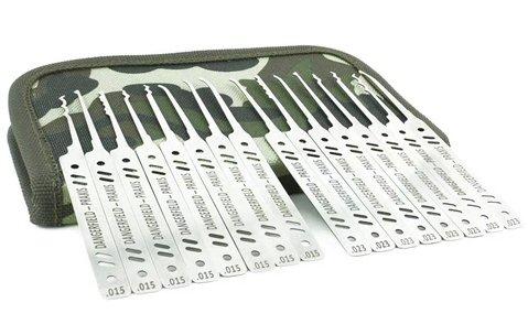 21pcs Praxis Dual-Gauge Lock Pick Set