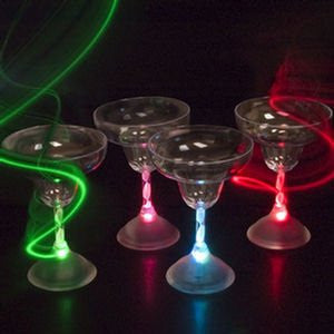 flashing cocktail glasses