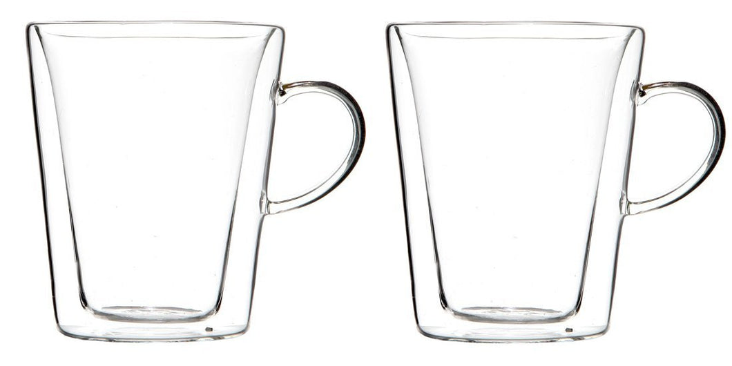 Double Wall Glasses Insulated Drinking Glasses For Tea Coffee 8 Oun