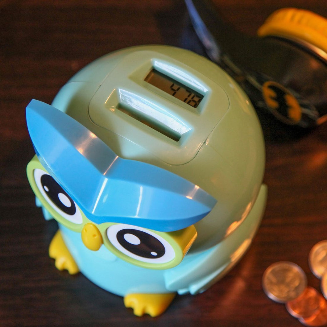 Kid’s Money Counting Digital Coin Bank - Owl – Lilyshome