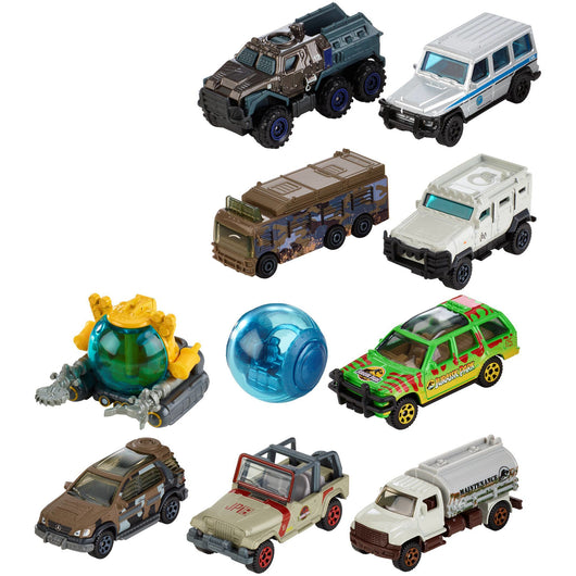 matchbox jurassic world cast