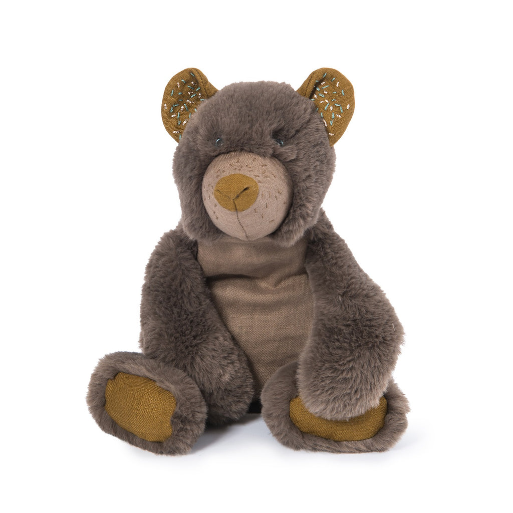 Bear Cub Soft Toy - Warm Grey