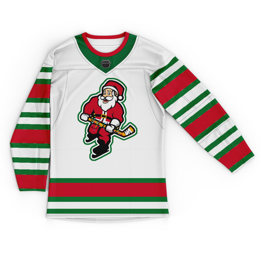 santa hockey jersey