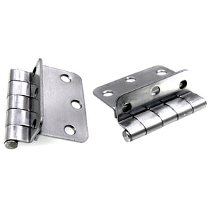 National Hardware S611-043 Stanley Professional Choice Heavy Duty Post Leaf Strap  Hinges 8 Inch Black 2 Pack: Gate Hinges Outlet (033923404075-3)