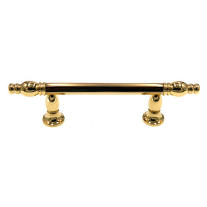 Amerock Allison Antique Brass with White Ceramic Center 3cc Bar Pull