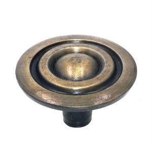 Amerock BP176CAE Cabinet Pull w/ Backplate 3 Inch CC From Allison Value  Collection - Antique Brass