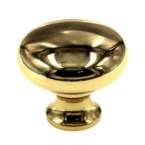 Belwith Keeler Power & Beauty Polished Brass Solid Brass 1 1/8 Knob K16