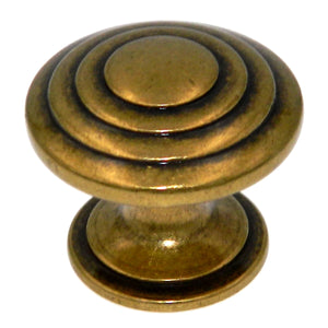 Amerock BP76248-BB Burnished Brass 3 Cabinet Knob Pull Backplate