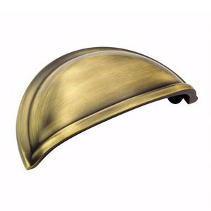 Amerock BP4235G9 Solid Brass Cup Pulls 3 in (76 mm) Center-to-Center Cup  Pull - Canada Door Supply