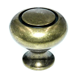 Amerock BP53005BB Allison Value 1-1/4 (32mm) Dia Knob, Burnished Brass