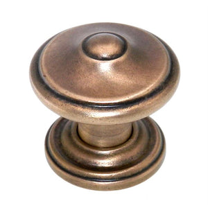 Amerock Sterling Traditions Burnished Brass 1 1/8 Cabinet Pull Knob  BP1306-O77