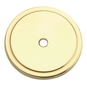 Amerock Advantage 1-1/2 Solid Brass Cabinet Knob Backplate BP1434-3