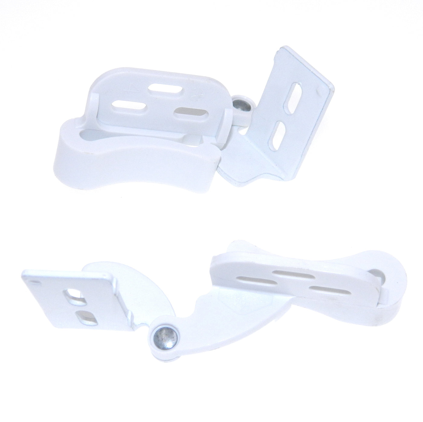 Pair Of Amerock Marathon White 3 8 Inset Cm2604 W Self Latching