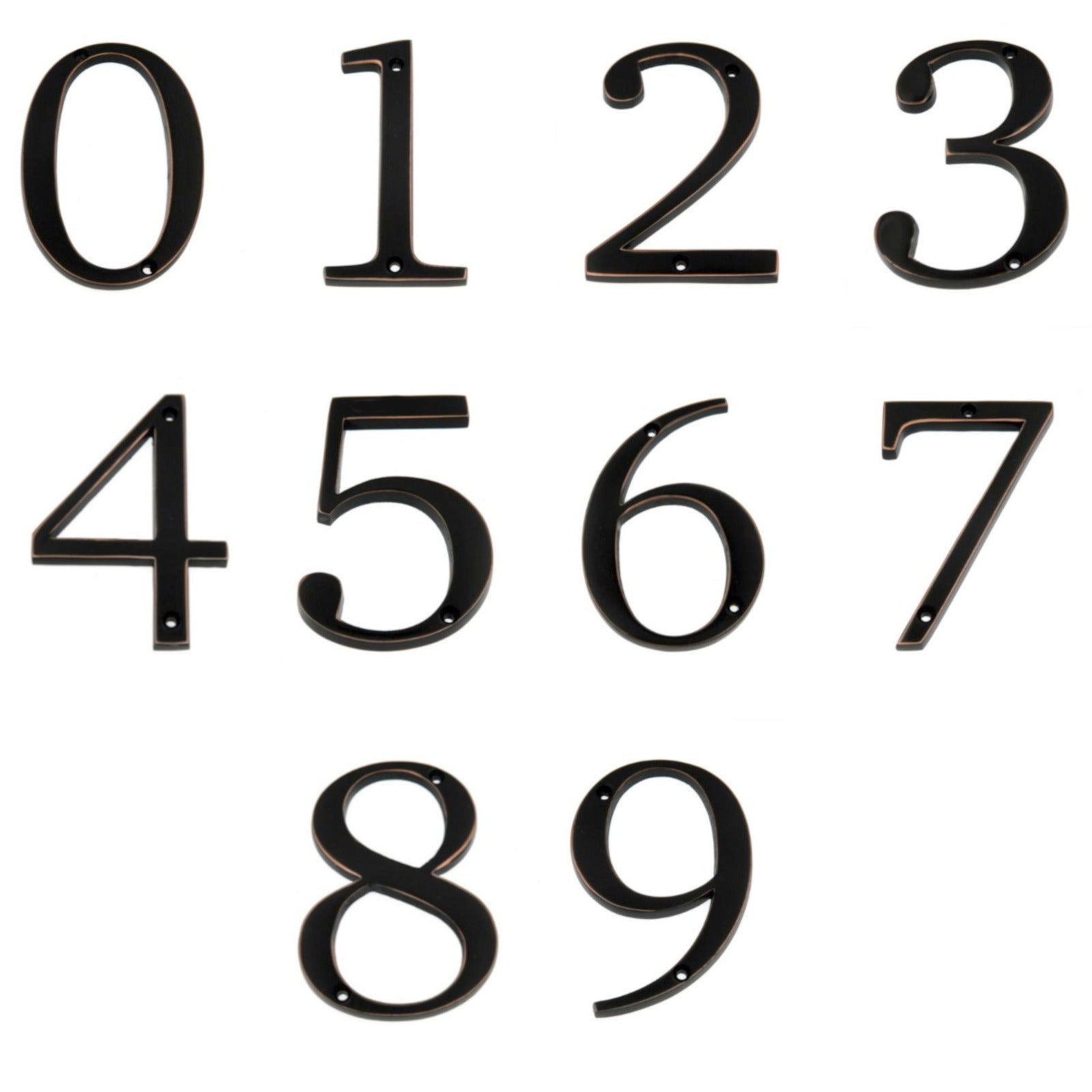 Aged Bronze House Numbers 4 Metal Numbers For Address Westwoods   DA30NumbersBronze 74bc6e17 0ed9 41cf 9449 083914f6957d 