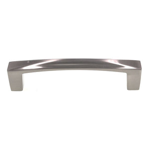 Wavy Cabinet Handle 96mm Brushed Satin Nickel