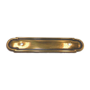 Belwith Keeler Polished Brass Solid Brass 3cc Cabinet Pull Backplate