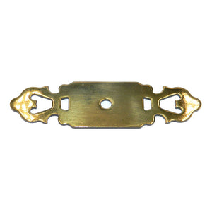 Belwith Products English Cozy Brass 3 Ctr. Cabinet Pull Backplate