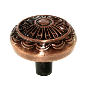 Hickory Hardware Southwest Lodge Blackened Brass Medallion 1 1/4 Cabi