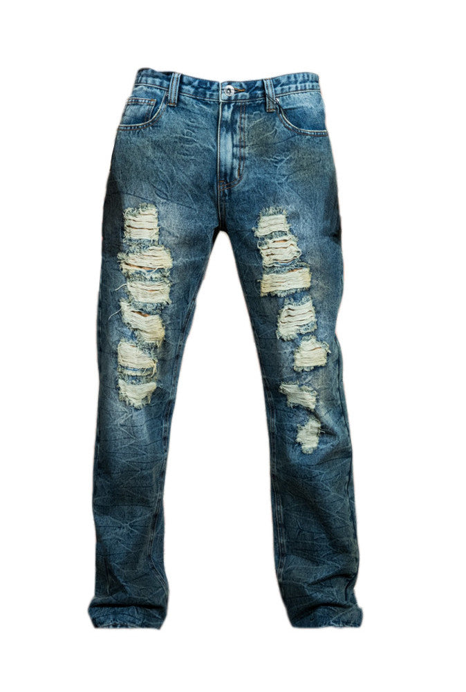 acid wash ripped jeans