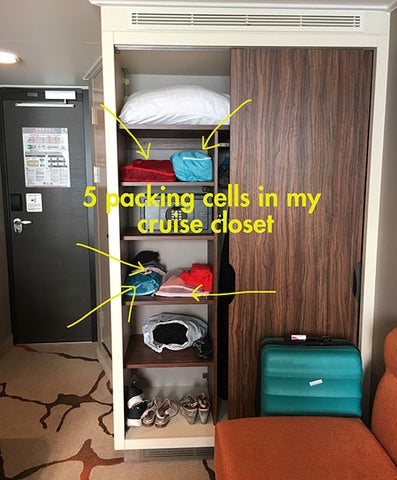 Packing cells in closet