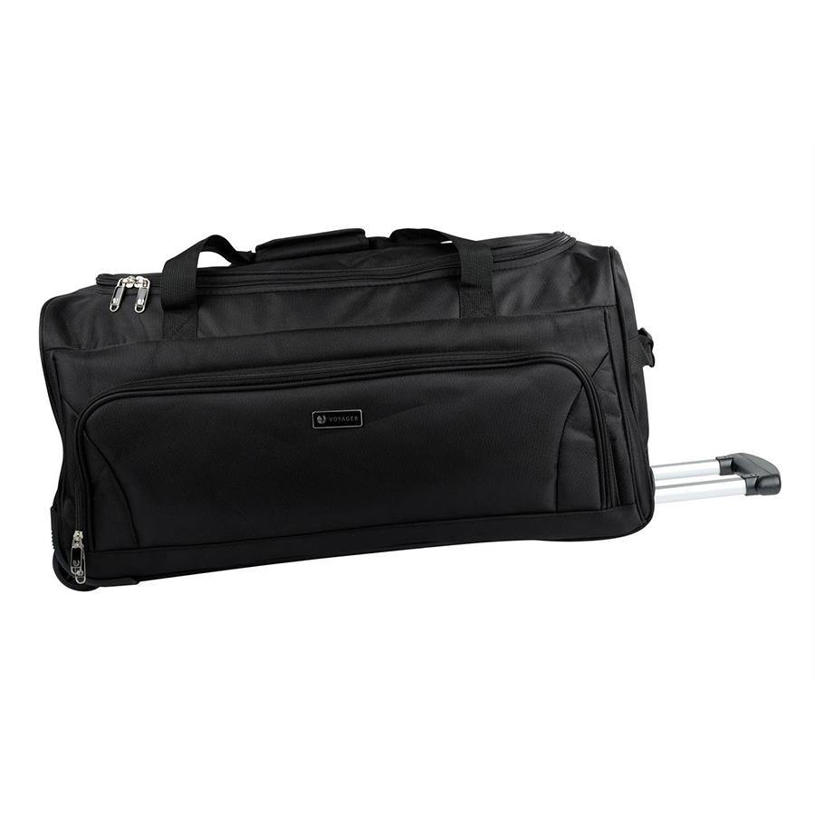 Wheeled duffel bag with extendable handle