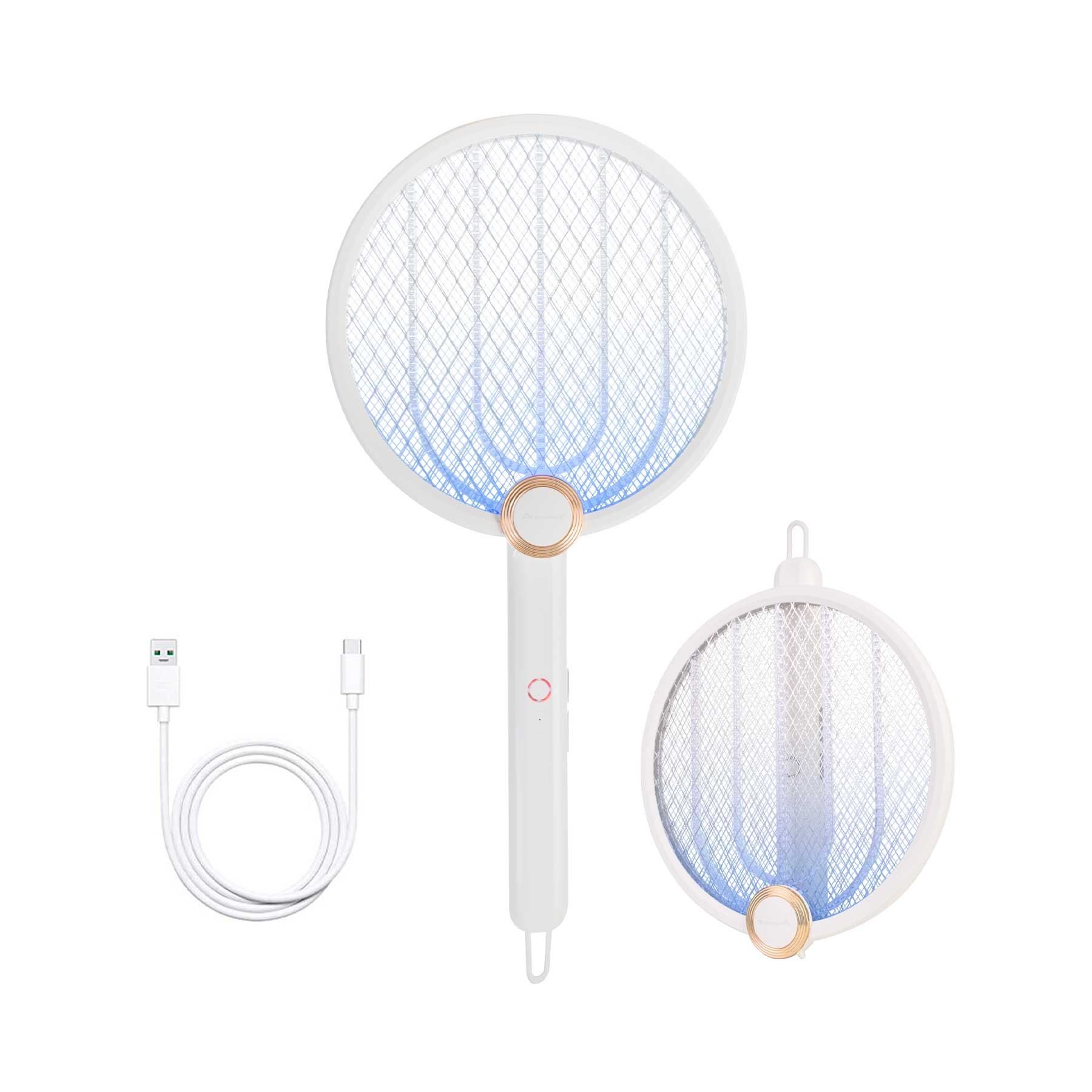 Aspectek 2 Pack Electric Fly 1 2 in Swatter 3000V