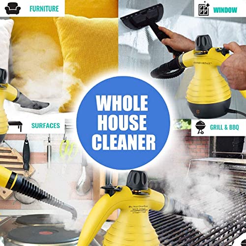 Multi-purpose Steam Cleaning System with 6 Attachments