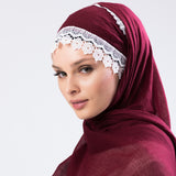 CELIA LACE TRIM HIJAB