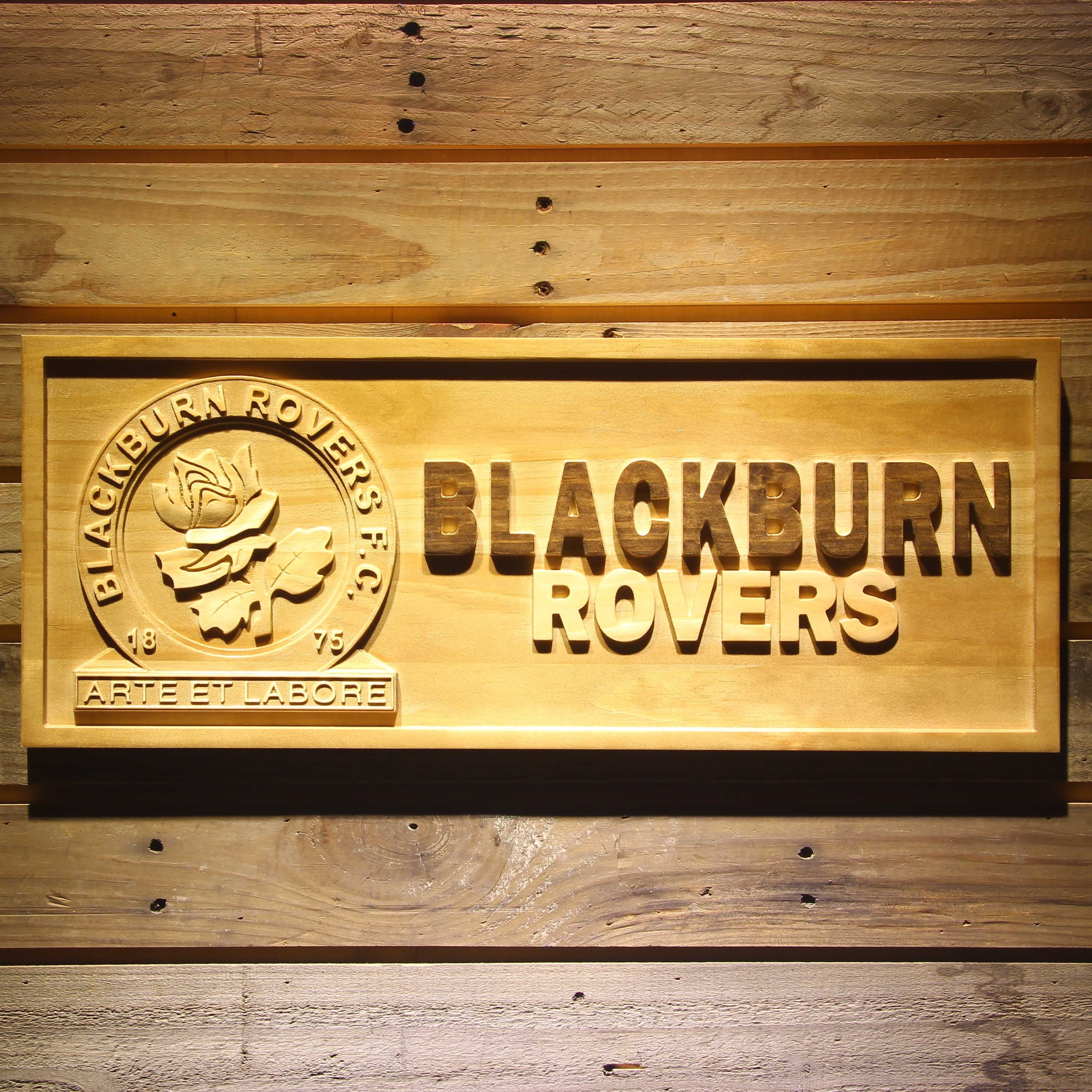 Blackburn Rovers FC Wooden Sign | SafeSpecial