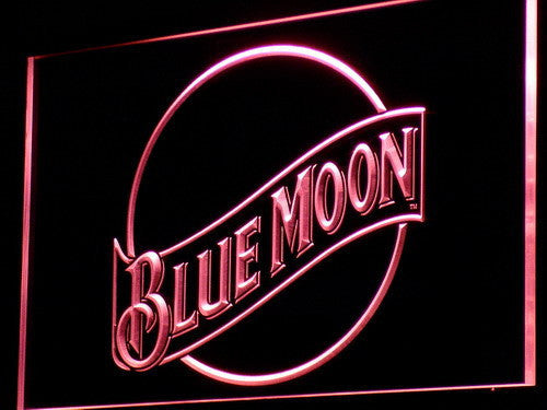 Blue Moon LED Neon Sign