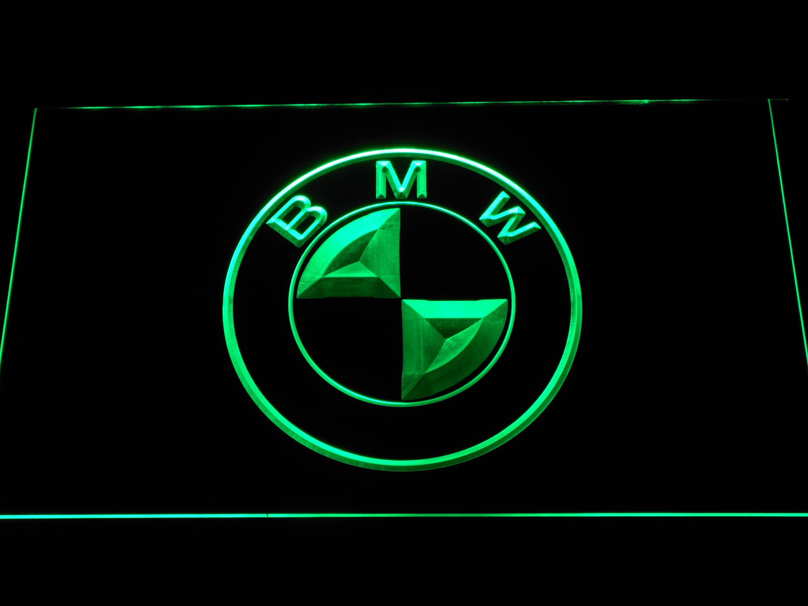 БМВ лого неон