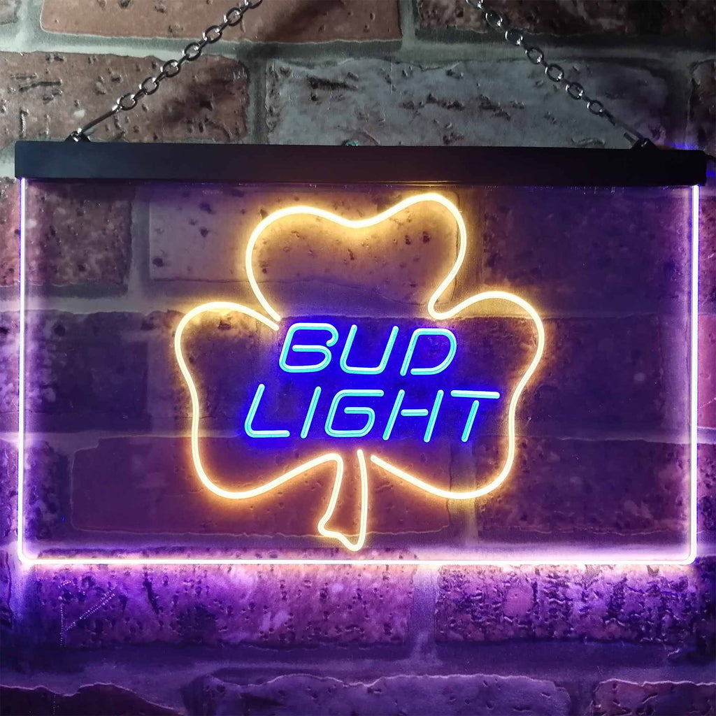 Bud Light Leaf 1 Neon-Like LED Sign - Dual Color